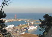 barcelonaportfrommontjuic